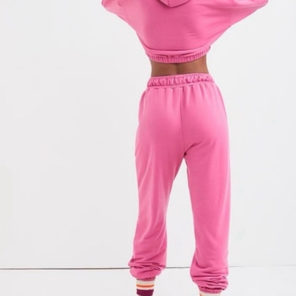π For Love & Lemons π Ellie Pink Joggers Sweatpants / NWT! / Small π - Picture 3 of 8